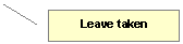 Line Callout 2: Leave taken 
